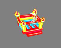 Cartoon Inflatable Castle