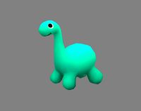 Cartoon little dinosaur toy