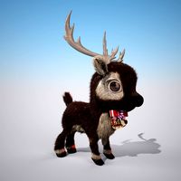Christmas Deer (fur)
