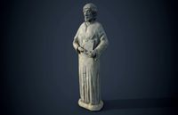 Saint Statue with book