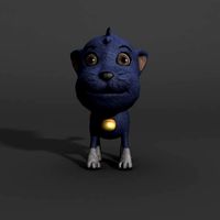 Cartoon Cat Rigged