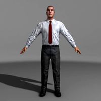 Businessman 01 A (Not Rigged)