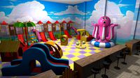 Entertainment center for kids - interior and props