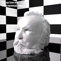 bust sculpture art composer