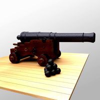 Age of Sail Naval Cannon