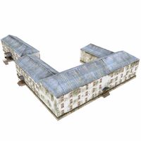 Destroyed building