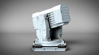 RIM-116 Rolling Airframe Missile Launcher MK 49 - PBR 3d model
