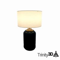 Ceramic Blue Lamp