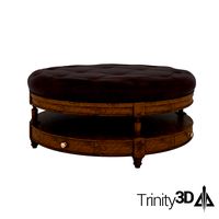 Leather Ottoman
