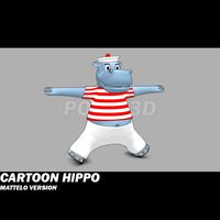 Cartoon Hippo -mattelo version-