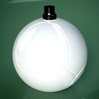 3D Printable Soccer Roose Ball Ornament model
