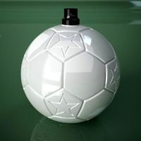 3D Printable Soccer Ball Star Ornament