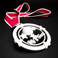 3D Printable Medal Style 1 "My First Goal"