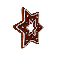 Gingerbread cookie star