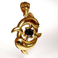 printable Dolphin pendant jewelry