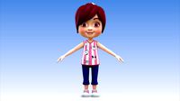 Cartoon Baby Girl No Rig