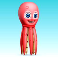 Cartoon Optopus No Rig