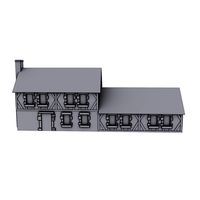 Low Poly European House 10