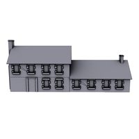 Low Poly European House 6