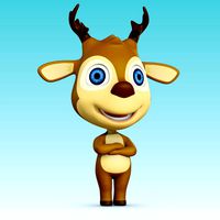 Cartoon Deer