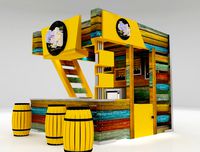 kiosk partition booth