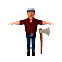 Lumberjack Cartoon