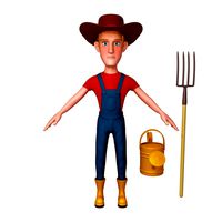 Farmer Cartoon 02