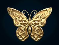 Printable Celtic Butterfly