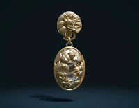 Water Lily Earring(1)