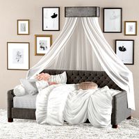 Devyn Tufted Velvet Daybed Restoration Hardware