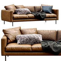 Boutique Leather Sofa By Moooi
