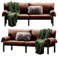 Lita Leather Sofa by Urban Outfitters