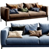 Flexform Sofa Romeo 2 color version