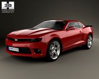 Chevrolet Camaro SS coupe 2014 3D Model
