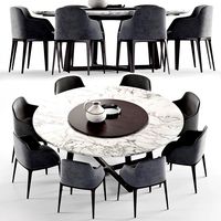 Poliform Grace chair & Concorde Round table