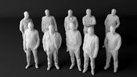 10 Low Poly People Pack Vol 4