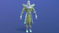 Forest Elf Lowpoly Style