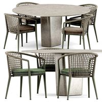 Erica 19 chair and Tao dining table