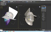 gladiator helmet-3d print model