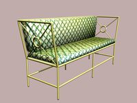 WROUGHT IRON SOFA