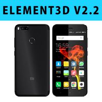 E3D - Xiaomi Mi 5X Black 3D model