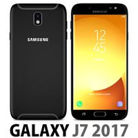 E3D - Samsung Galaxy J7 Official 2017 Black model