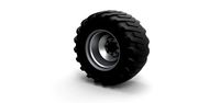 Rear wheel from Pulling tractor 3