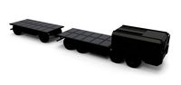 Military truck with trailer