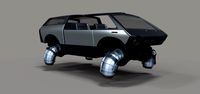 Flying jet car
