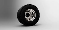 Rear wheel from Pulling tractor