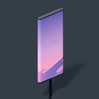 XIAOMI MIX ALPHA mobile phone lowpoly