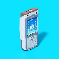 NOKIA N70 mobile phone lowpoly