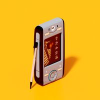 Motorola E680i mobile phone lowpoly