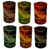 Low Poly Industrial Barrel Collection